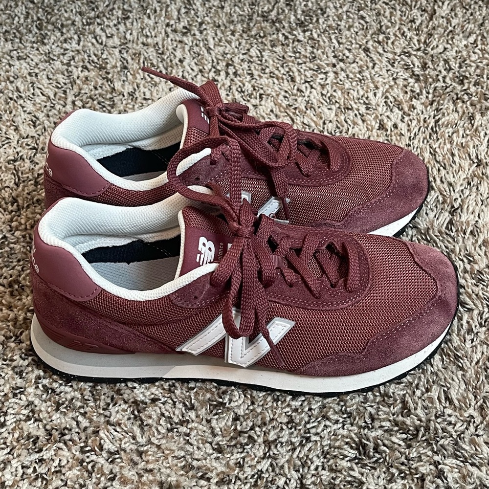 New Balance • Maroon and White Athletic Shoes. Size 8.5